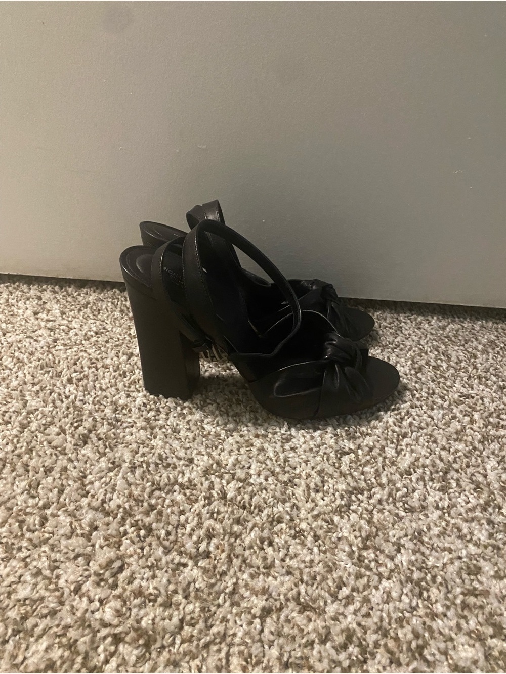 NEW Michael Kors Collection Black Knotted Slingback Heels *(See Sizing Details)*